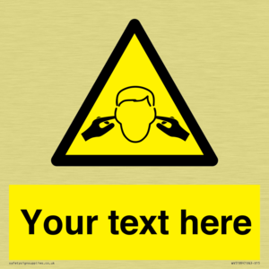 Custom Noise Hazard Sign